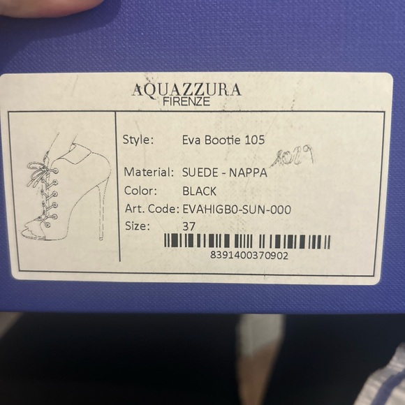 Aquazzura Eva bootie never worn size 37 - Picture 2 of 4